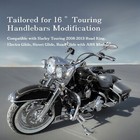 Extended Brake Clutch Cable For 08-13 Harley Street Glide W abs 16  Handlebar