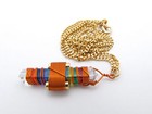 Etheric Weaver 7 Rays Of God Copper Wire Pendant   14k Gf Necklace   Pendulum