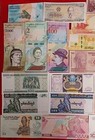 World Paper Money Mixed Lot Of 26 Different Banknotes Currency Foreign  Unc Free