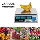 Price Computing Scale 88lb 40kg Commercial Food Scale For Produce Meat With Lcd