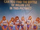 Vintage Miller Lite Print Ad Sexy Swimsuit Ladies 8  X 10 