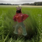 Red Vintage Barclay Manoil Lead Toy Indian Chief Podfoot Figurine 2 5      