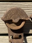 Antique Vintage Meyers Stay On Shed Barn Door Sliding Track Iron Pulleys