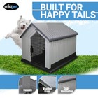 Mirapet Dog House  Indoor Or Outdoor Durable Plastic Waterproof  open Box 