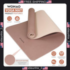 Yoga Mat 8mm Thick Non Slip Reversible 72x32 Inches For Yoga   Fitness