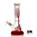 11 Inch Bongs Red Tree Glass Bong Smoking Hookah Glass Water Pipes 14mm Bowl Us