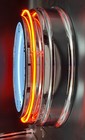 15  Phillips 66 Gas Oil Sign Orange Double Neon Clock Garage Man Cave