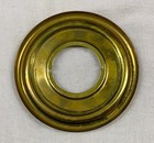 Vtg Nos 5-1 2  Escutcheon Quality Hardware Round Gold Tone Metal Mcm
