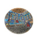 Vtg Turkish Ottoman Scene Hand Painted Ceramic Plate Kutahya Mustafo Ahmet C