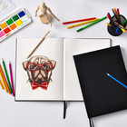 Hardcover Sketch Book 9x12 160gsm Drawing Pad 46 Sheets 92 Pages Artist