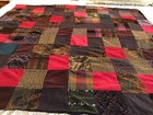 Winter Quilt   Medium Blocks  Velveteen  Wool  Brocade  Corduroy