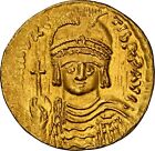 Maur tiberius  Ad 582-602 Byzantine Empire Av Solidus Ch Au 3 5 3 5