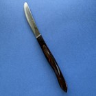 Cutco 1758 Steak Knife Made In Usa Brown   Orange Swirl Handle Serrated