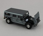 1 64  596 Diecast  Hummer H1 4x4  gun Metal Gray  Nib 