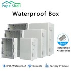 Ip66 Abs Hinged Plastic Enclosure Waterproof Power Electrical Junction Box