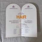 Hair     International Hotel Las Vegas     Gatefold Flyer Playbill  1969  Ragni rago