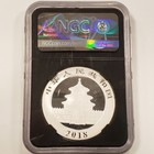2018 China Panda 10 Yuan 1 Oz  30g   999 Silver - Ngc Ms 69 - Sku-q3489