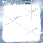 50 Pieces Snowflake Wire Forms Metal Snowflake Bead Wire For Fun Beading Project