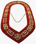 Masonic Regalia Royal Arch Deluxe Style Apron Chain Collar Cuffs And Crown