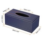 Tissue Box Cover Napkin Paper Towel Dispenser Holder Blue 9 4x4 7x3 7 