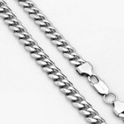 Men s 20 stainless Steel Cuban Curb Chain blade Razor Pendant High Polish box