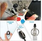 2-pack Retractable Lanyard Id Badges With Clear Vertical Card Holders