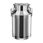 Stainless Steel 40l 10 56 Gallon Milk Can - Heavy Duty Farm Milk Jug Milk Bucket