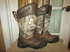 Magellan Outdoors Youth Snake Shield Armor Camouflage Hunting Boots Size 3 D