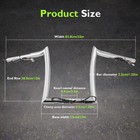 Mofun Pre-wred 12   Rise Ape Hanger Handlebar For Harley Road Glide 2015-2023