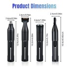 Men Electric Nose Ear Hair Trimmer Face Eyebrow Mustache Beard Shaver Clipper 