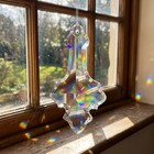 10 Pcs  Clear Chandelier Crystal Lamp Parts Crystal Prisms 3 5  Pendant Drops