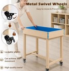 Wooden Sandtrays Table With Wheels Versatile Sand Traytherapy Kit Includes Stand