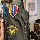 Vtg U s  Army Dress Jacket Vietnam Era Uniform Coat W  Patches   Hat 39 Xlong