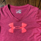 Under Armour Girls Logo Heatgear Loose Fit Euc Ym