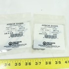 Precision 25113 Arbor Shims 3 8  Id X 5 8  Od X 0 020  Low Carbon Steel Lot 20