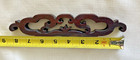 Antique Small Carved Wood Furniture Embellishment Pediment Part Salvaged