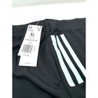 Adidas Designed 2 Move 3 Stripes Knit Woman Shorts Black green Tint Xl