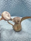 Vintage Turkish Brass Coffee Pot Signed