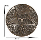 The Horned God   Goddess Elemental Celtic Knotwork Pentacle Wall Plaque Figure
