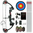 15-29 Lbs Compound Bow Archery For Youth Beginner Right Handed 260 Fps 19   -28   
