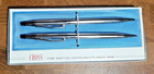 Vintage Cross Chrome Ballpoint Pen   Pencil Set  3501 - Original Box   Paperwork