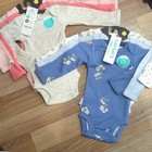 Carter s Newborn Girls Long Sleeve Cotton Floral Baby Bodysuits- 2 Sets Of 3
