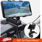 Universal 360   Car Phone Mount Holder For Cell Phone Stand With Clip-on Mount