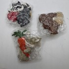 Vintage 1990 Snackin Friends Poly Animal Magnets House Of Lloyd Raccoon Bunny