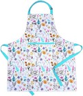 Cotton Women Apron With Pockets  Adjustable Strap And Waist Ties Aprons For B   