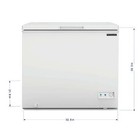 7 0 Cu Ft Chest Freezer Garage Ready Deep Frozen Food Storage Adjustable White