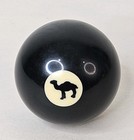 8 Ball Camel Cigarettes Brand Black White Pool Billard Ball Promo Advertising 