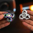 Premium Metal Hand Fidget Spinner Edc Toy Stress Anxiety Relief Focus Silent