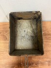 Fireplace Campfire Metal Popcorn Popper Wooden Handle Sliding Cover Vintage