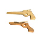 Lot 2 Handmade Wooden Rubber Band Guns Clothespin Trigger Toy-works Great